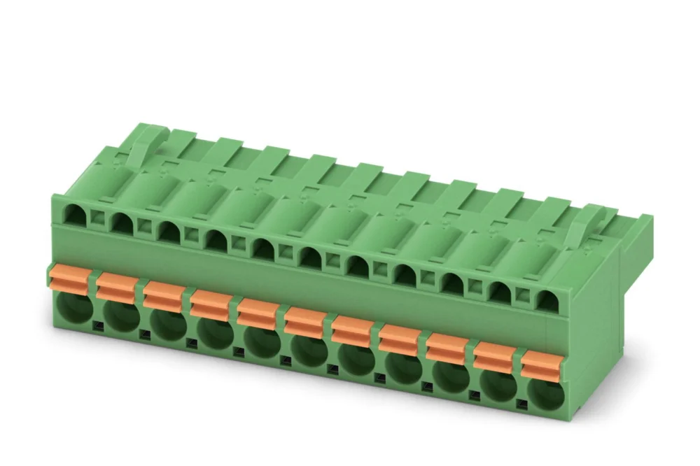 Handla nu Phoenix Contact FKCT 2.5/11-ST-5.08, 11-polen Pluggbar kopplingsplint, 5.08 mm Avstånd 1 Rader