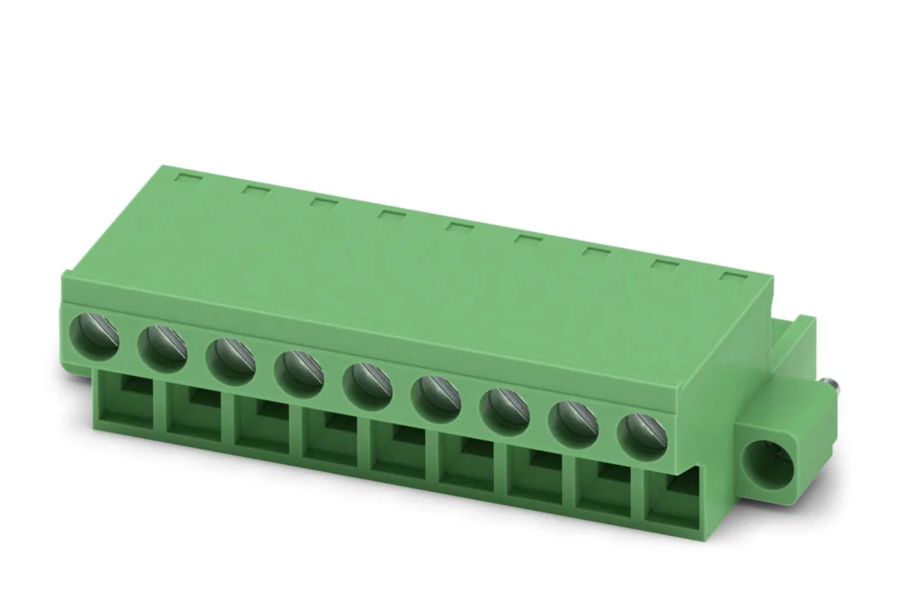 Phoenix Contact FRONT-MSTB 2.5/9-STF-5.08, 9-polen Pluggbar kopplingsplint, Horisontell, 5.08 mm Avstånd 1 Rader Rabatter
