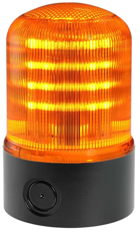 Premium RS PRO M-LINE FLR serien Signallampa, Bärnsten lins, Blinkande, Roterande, Stadig 240V, LED Skruv IP66
