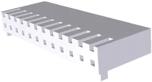 TE Connectivity SL-156 Hona Rak Kontakthus 3.96 mm Avstånd, 9-polen, 1 Rader Begränsad tid