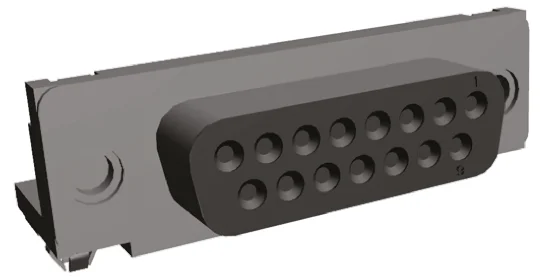 TE Connectivity D-Sub-kontaktdon, 15-polen, AMPLIMITE HD-20 serien, Högervinklad 2.74 mm Avstånd, Genomgående hål Hona Endast denna vecka