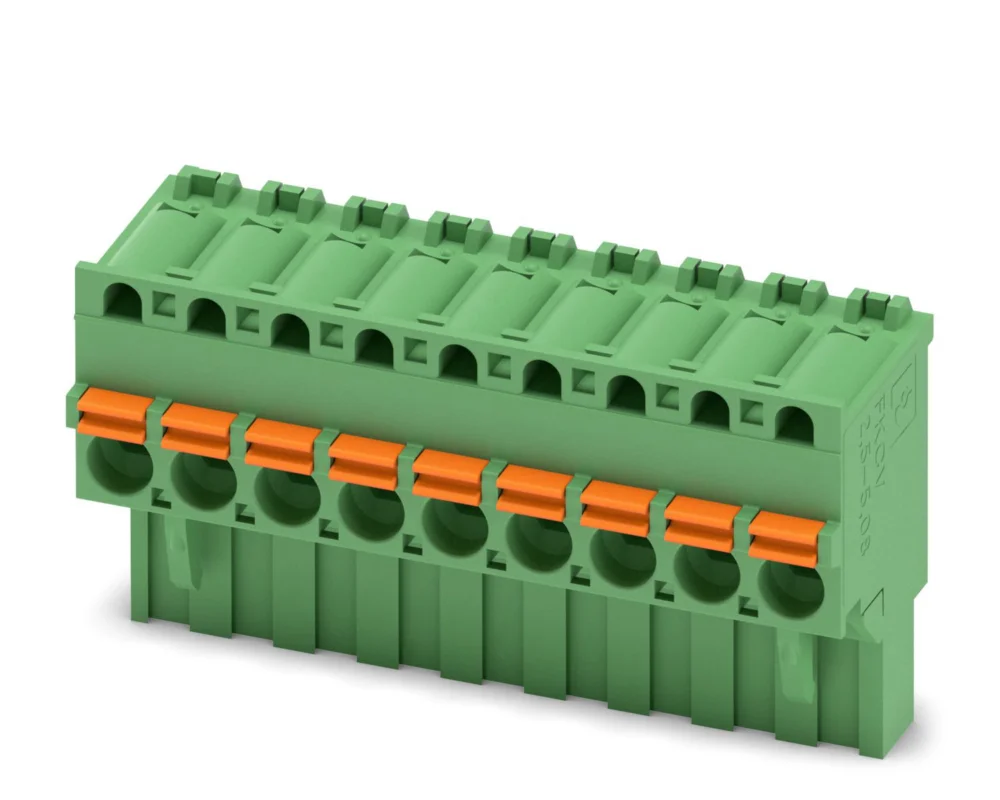 Begränsat antal Phoenix Contact FKCVR 2.5/ 9-ST-5.08, 9-polen Pluggbar kopplingsplint, 5.08 mm Avstånd 1 Rader