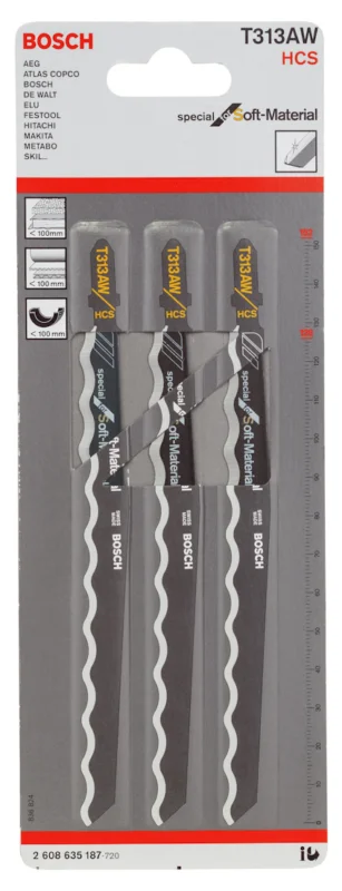 STICKSÅGBLAD T313AW 3ST SPISS/KNIV Handla nu