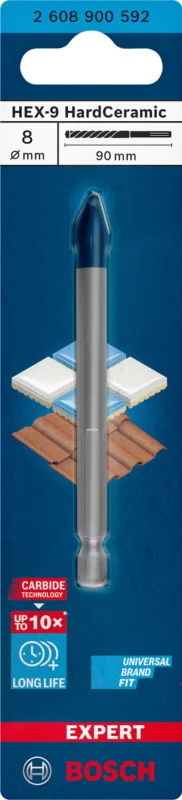 BORR HEX HARDCERAMIC 8X90MM Snabb frakt