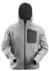 Utförsäljning FLEECEHOODIE ZIP FW GRÅ/SVART STL: L