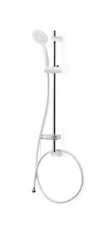 Fynd DUSCHSET DAHLIA 1-SPRAY VIT Ø110MM/SLANG 150 CM