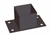STOLPSKO SVART 96X96X150 MM Fri frakt