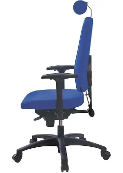 LANAB DESIGN Kontorsstol LD6340 blå utan svankstöd Säker betalning