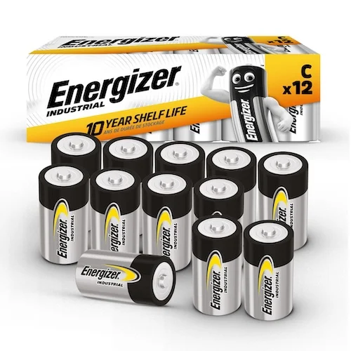 Bästa pris Energizer Batteri Industrial C (fp om 12 st)