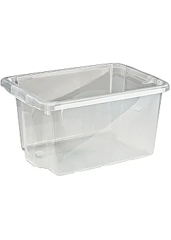 Förvaringsbox 33 L transparent Erbjudandepris