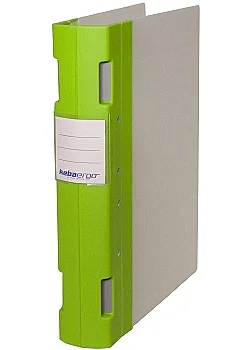 KEBA Gaffelpärm Ergo A4 55mm lime/neutral risnedsättning