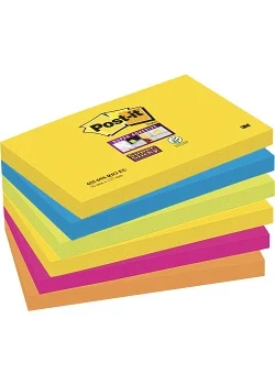 Beställ idag Post-it® Super Sticky Rio 76x127mm (fp om 6 block)