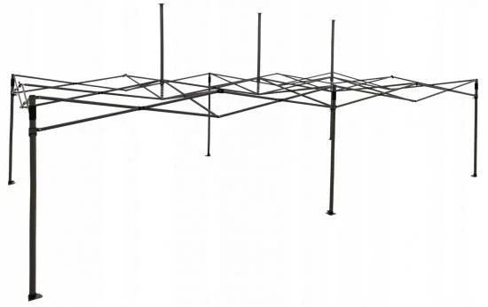 Tältställning 3 x 6m av stål, extra kraftig sexkantsprofil 3.5 x 3.5 cm Endast denna vecka