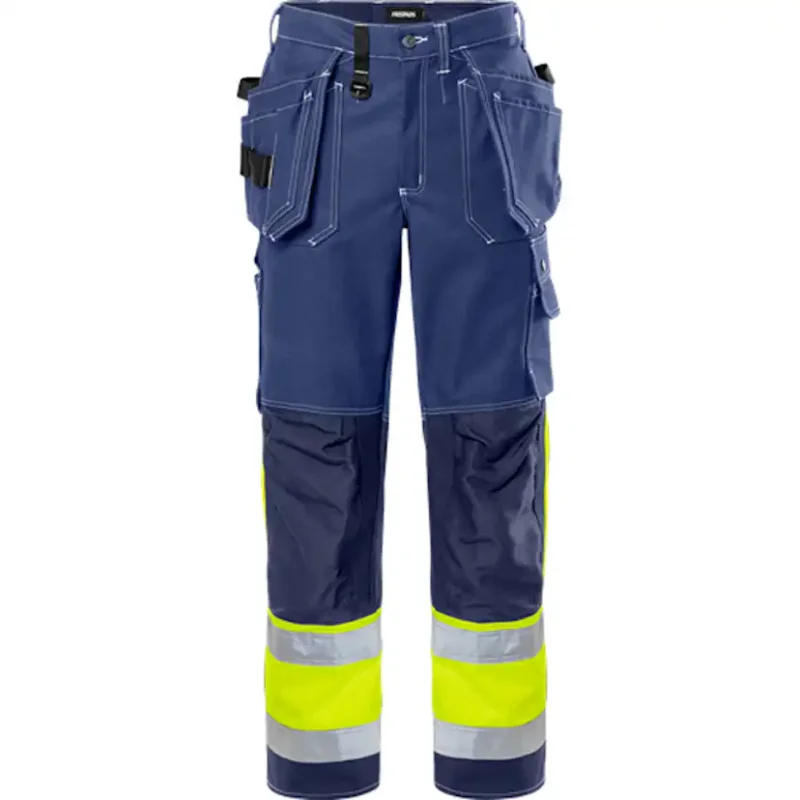 Premium Varselbyxa Fristads 247 FASStorlek: D120, Svart/Röd