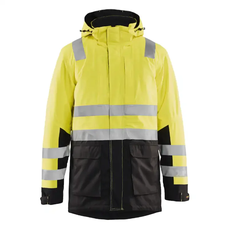 I lager Parkas Blåkläder 44951987Varselgul/Svart, storlek: 2XL