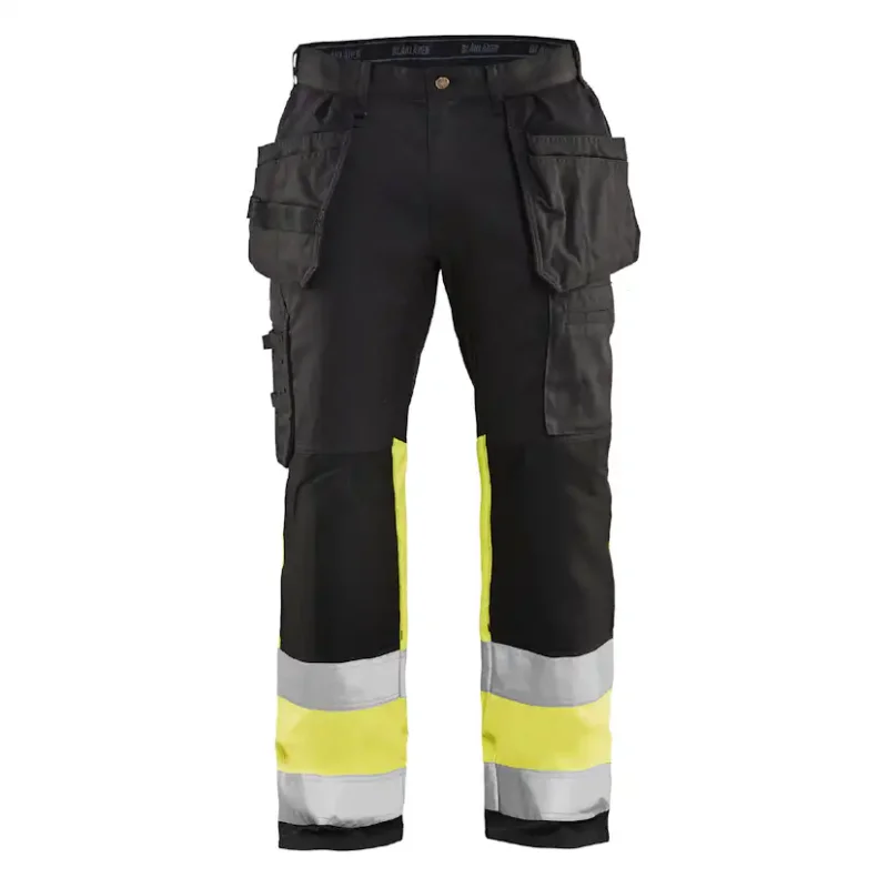 Rabatter Byxa Blåkläder 15581811Svart/Varselgul, storlek: C60