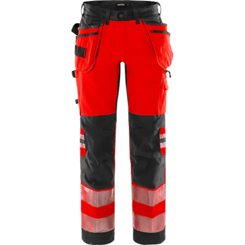 Stretchbyxa Fristads Varsel 2707 PLUFärg: Varselröd/Svart, Storlek: D100 Billig