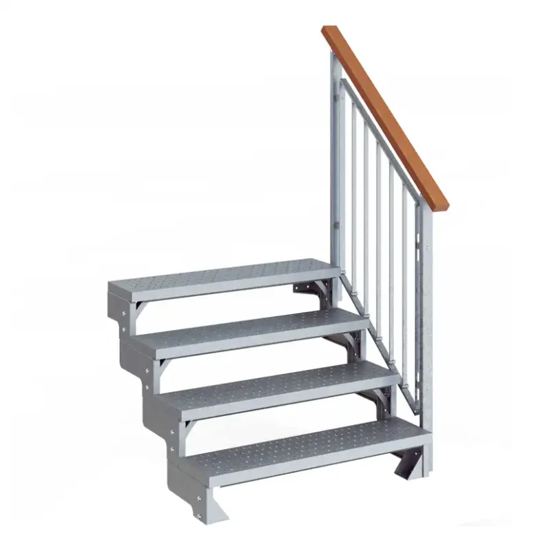 risnedsättning Trädgårdstrappa Dolle Gardentop med RäckeH: 540-660 cm, räcke på en sida