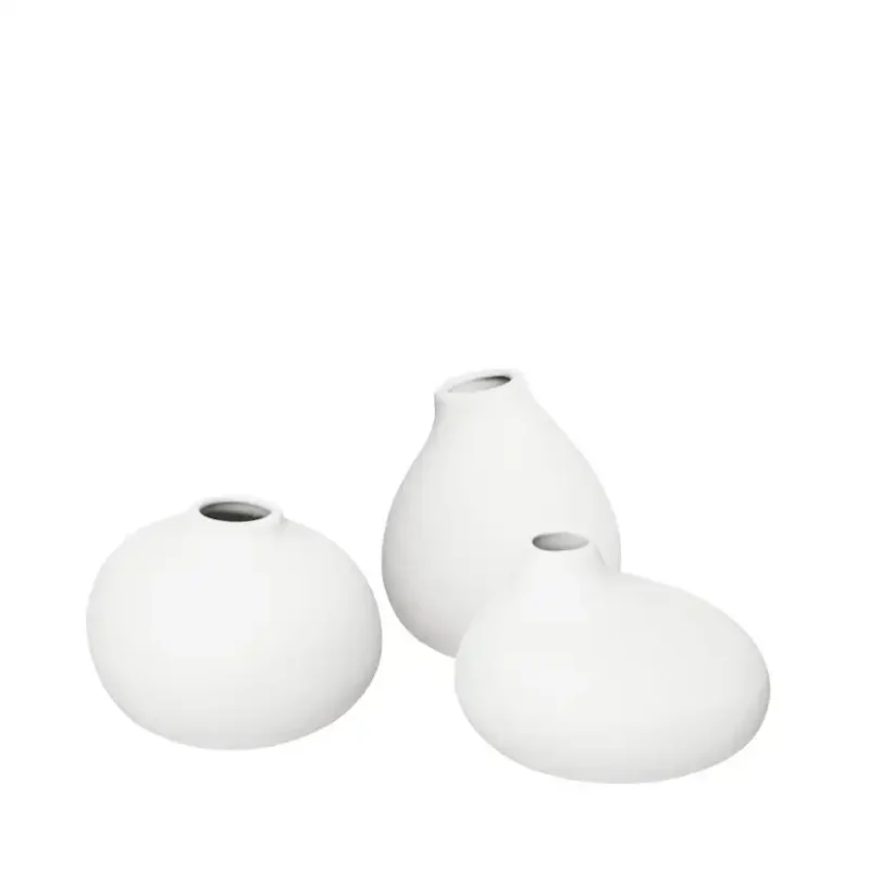Vas Blomus Nona Set 3Vit Kundfavorit