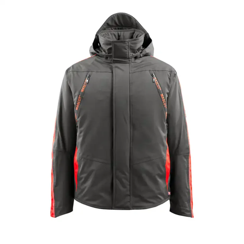 Endast denna vecka Vinterjacka Mascot Hardwear 15035-222Storlek: 4XL, Färg: Mörk Antracit/hi-vis Röd
