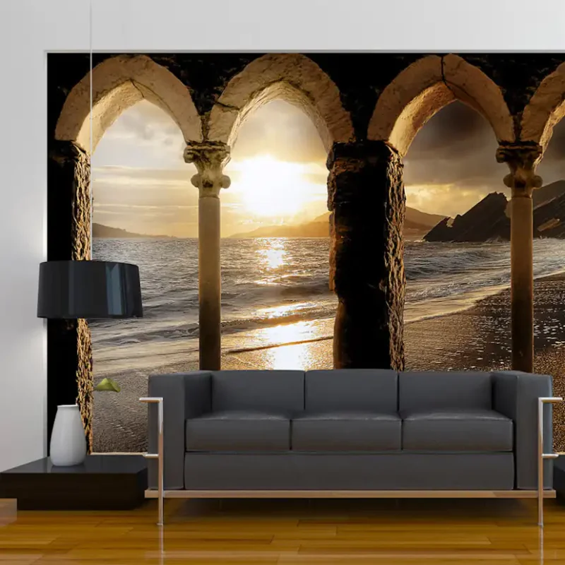 Kundfavorit Fototapet Arkiio Castle On The BeachStorlek: 300x210 cm