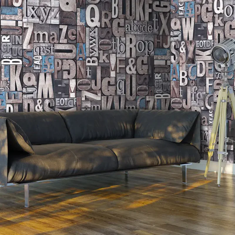 Rabatt Fototapet Arkiio Scrabble 50x1000 cm