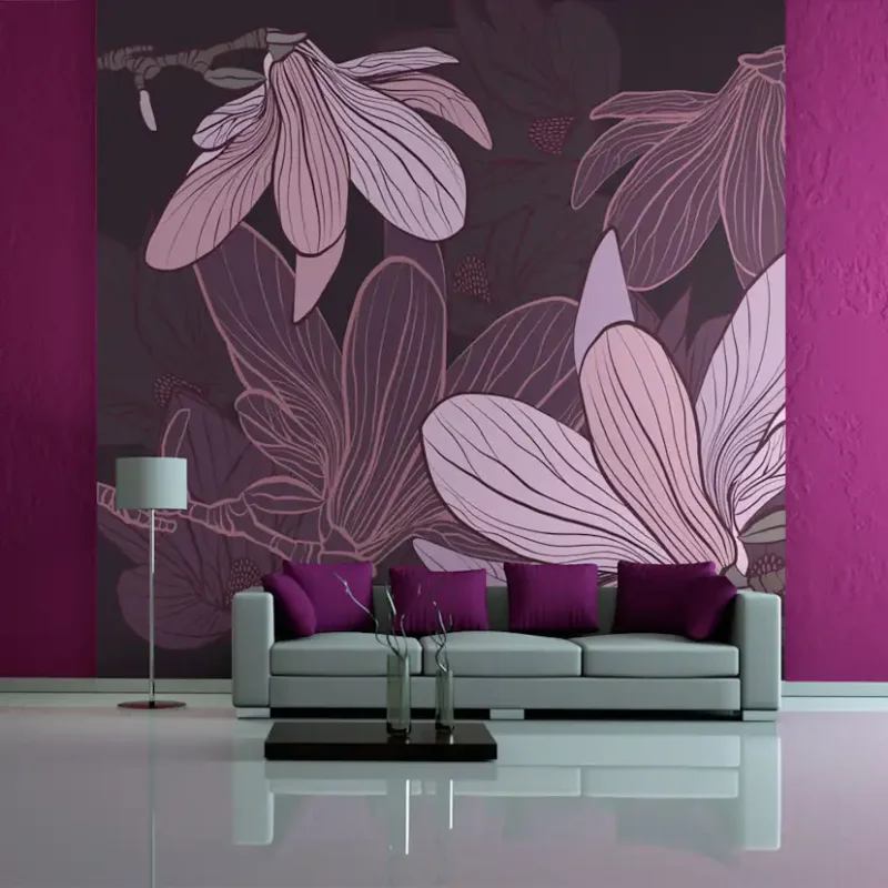 Sänkt pris Fototapet Arkiio Dreamy FlowersStorlek: 350x270 cm