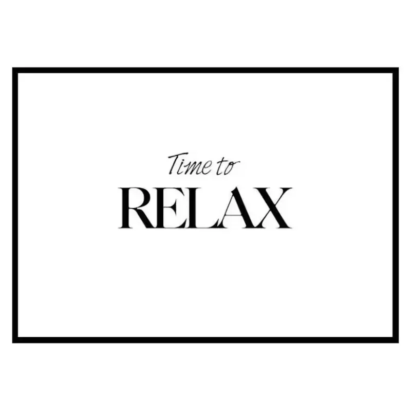 Begränsat antal Poster Gallerix Time To Relax No1Storlek: 21x30 cm