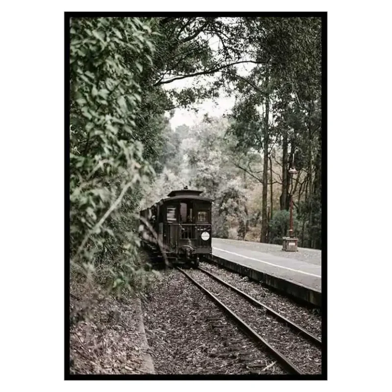 Poster Gallerix Train By RailroadStorlek: 21x30 cm Endast idag