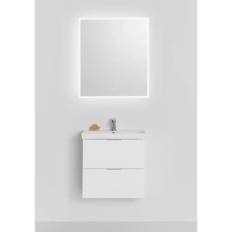 Erbjudandepris Möbelpaket Hafa Neat med Lådor och Spegel Store Square LED